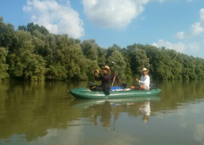 Filming Mura, Drava, Danube