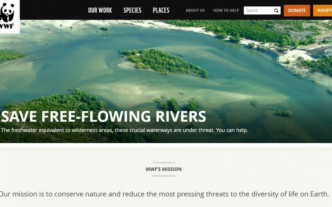 Mura part of the WWF Global Free-flowing Rivers Campaign