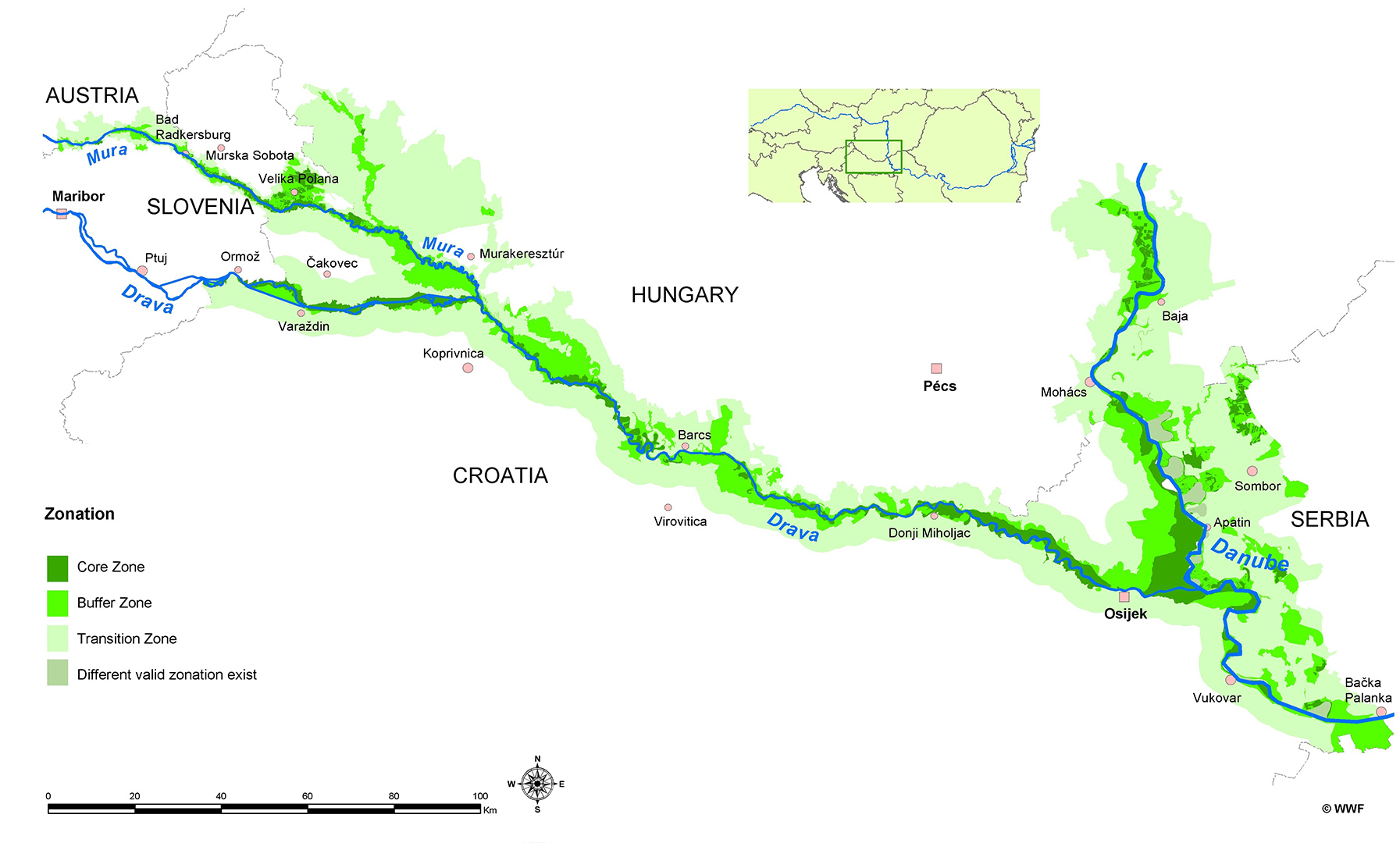 TBR MDD Biosphere Reserve Zonation