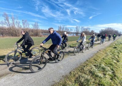 Winter Wetlands Bike Tour within the LIFE RESTORE for MDD project - in Action